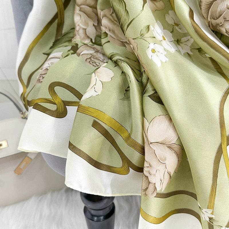 Polyester Floral Print Long Scarf view 3