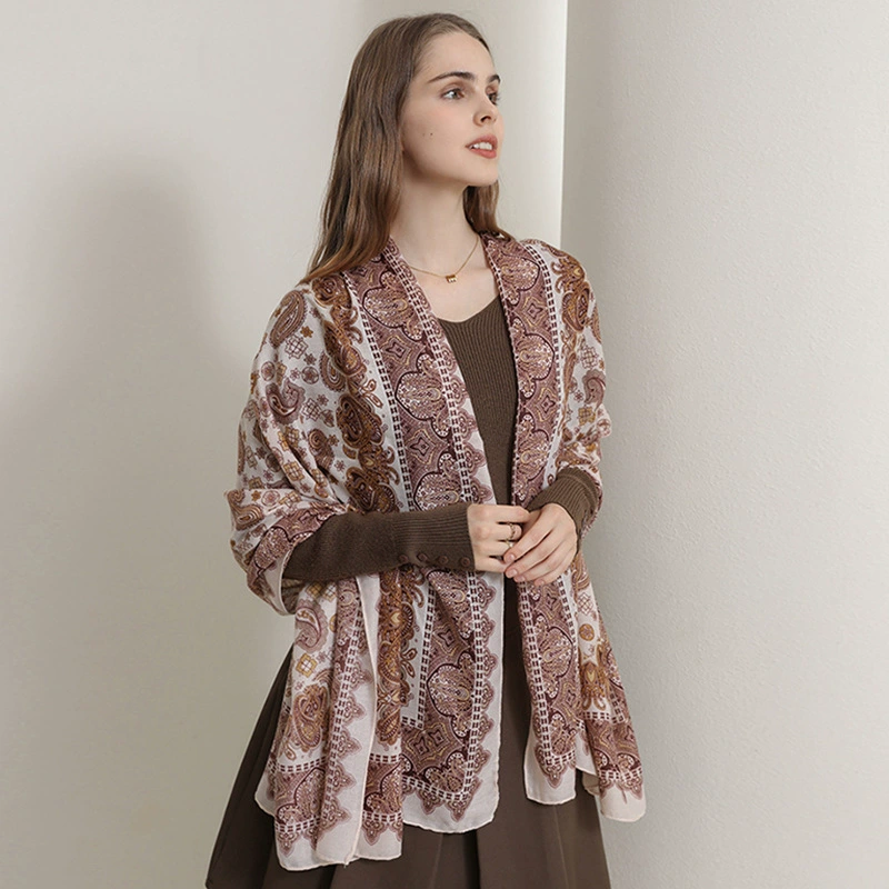 Cotton Feel Print Scarf view 2