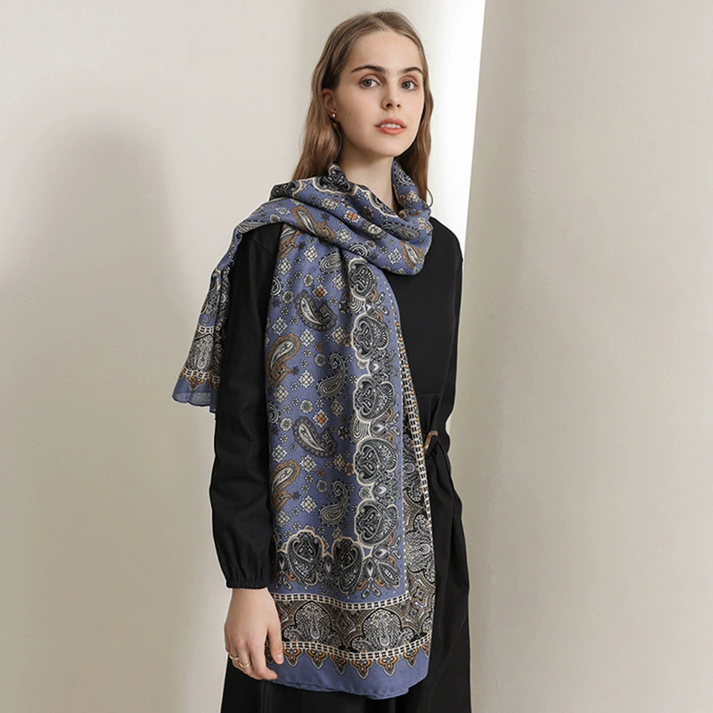 Cotton Feel Print Scarf view 3