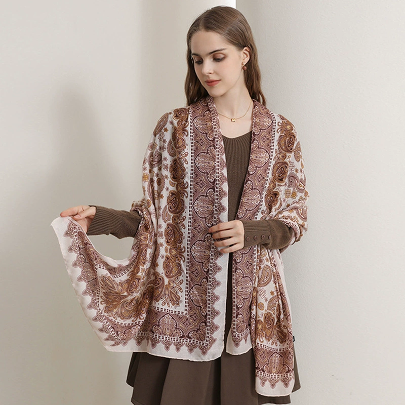 Cotton Feel Print Scarf view 4
