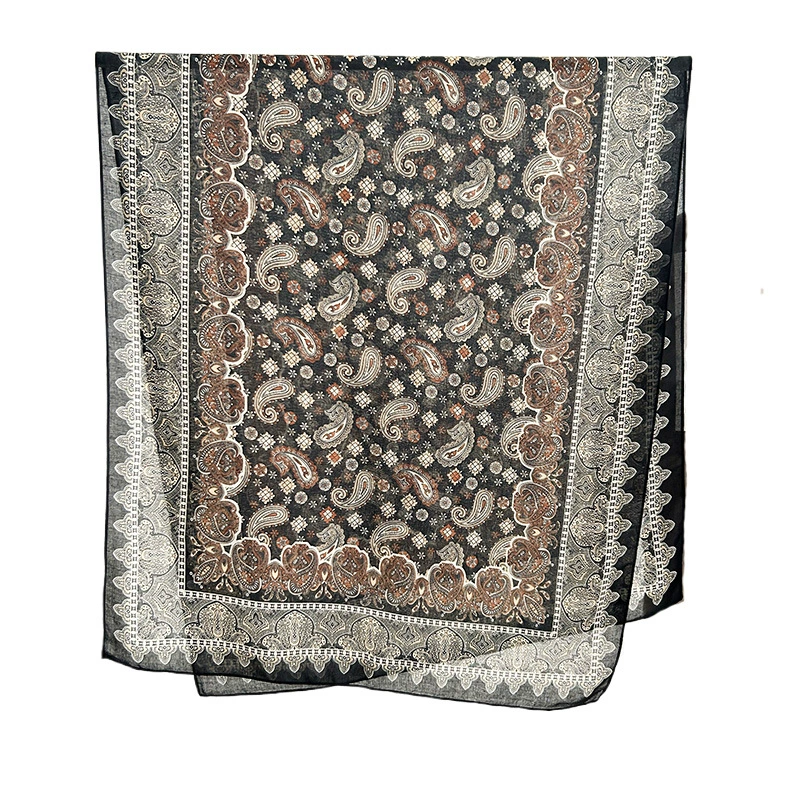 Cotton Feel Print Scarf view 5