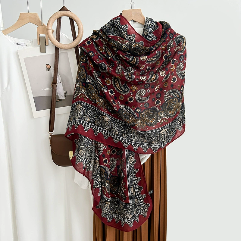 Cotton Feel Print Scarf view 7