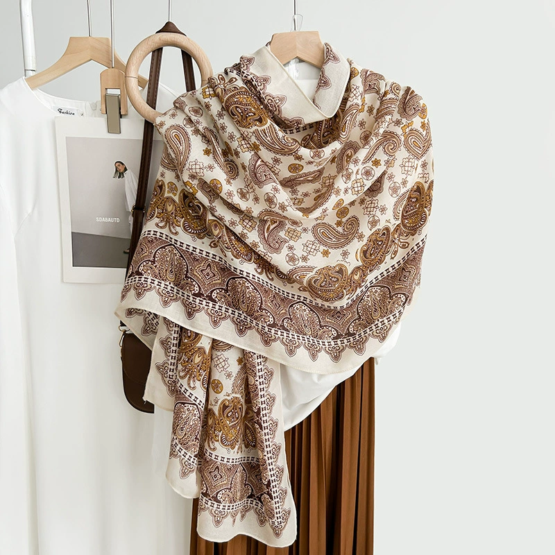 Cotton Feel Print Scarf view 8
