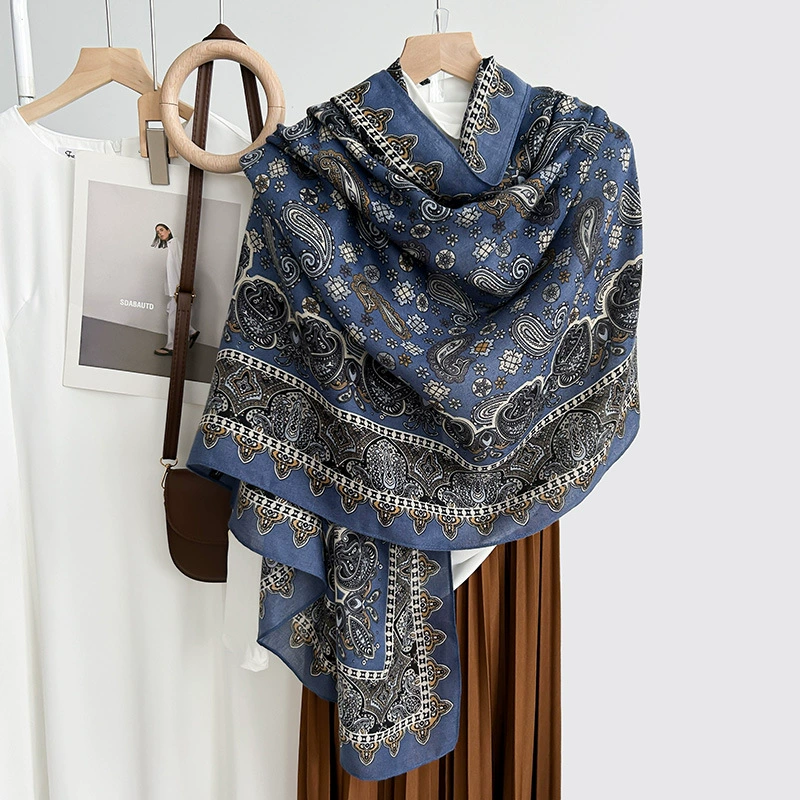 Cotton Feel Print Scarf view 9