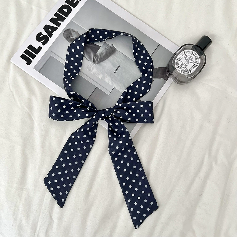 Polka Dot Narrow Scarf view 9