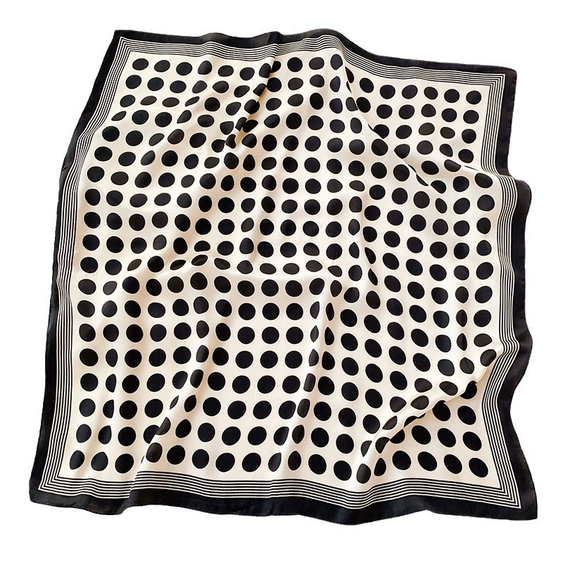 70cm Square Silk Scarf for Shirt Matching view 5