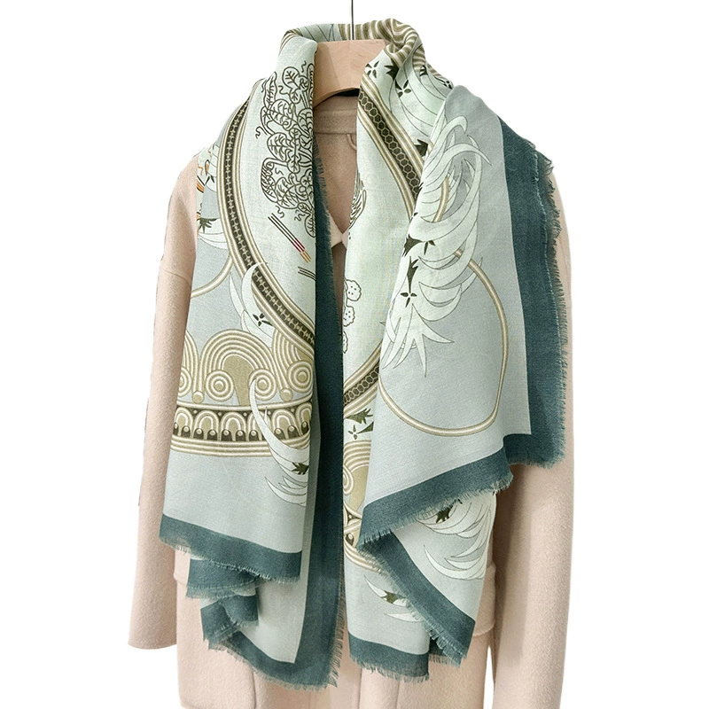 Printed Polyester Shawl for Air Conditioning view 5