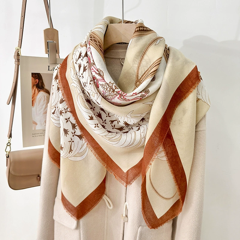 Printed Polyester Shawl for Air Conditioning view 7