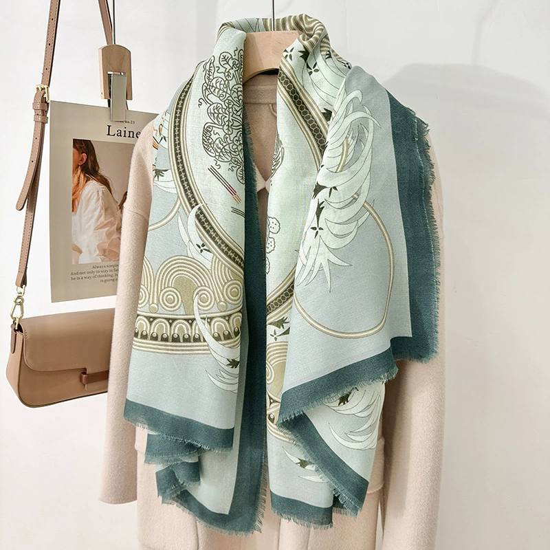 Printed Polyester Shawl for Air Conditioning view 8