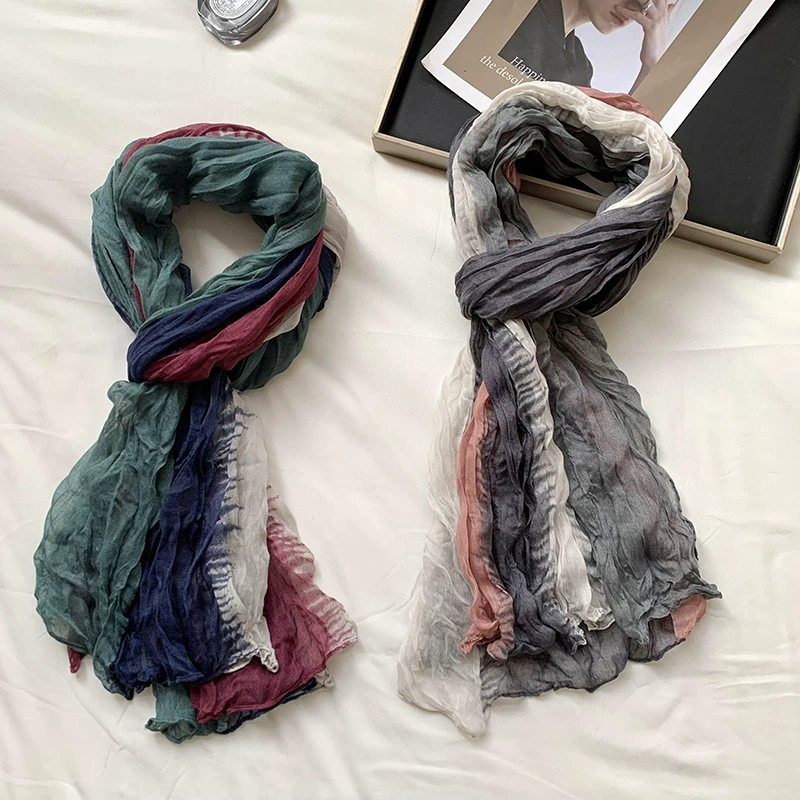 Solid Crinkle Scarf view 3