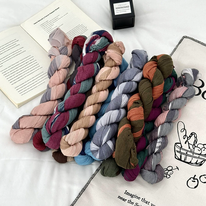 Solid Crinkle Scarf view 4