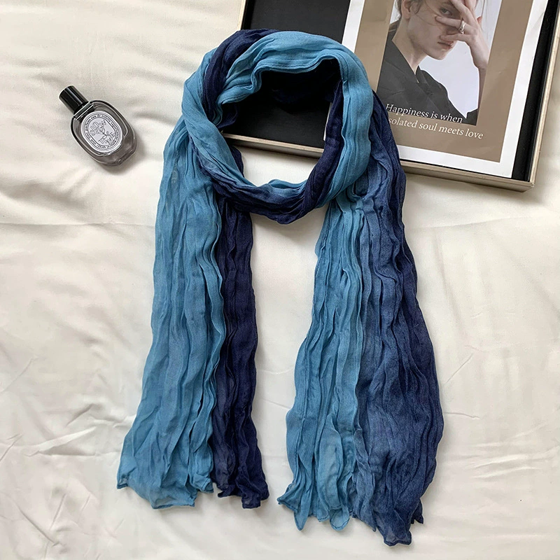 Solid Crinkle Scarf view 8