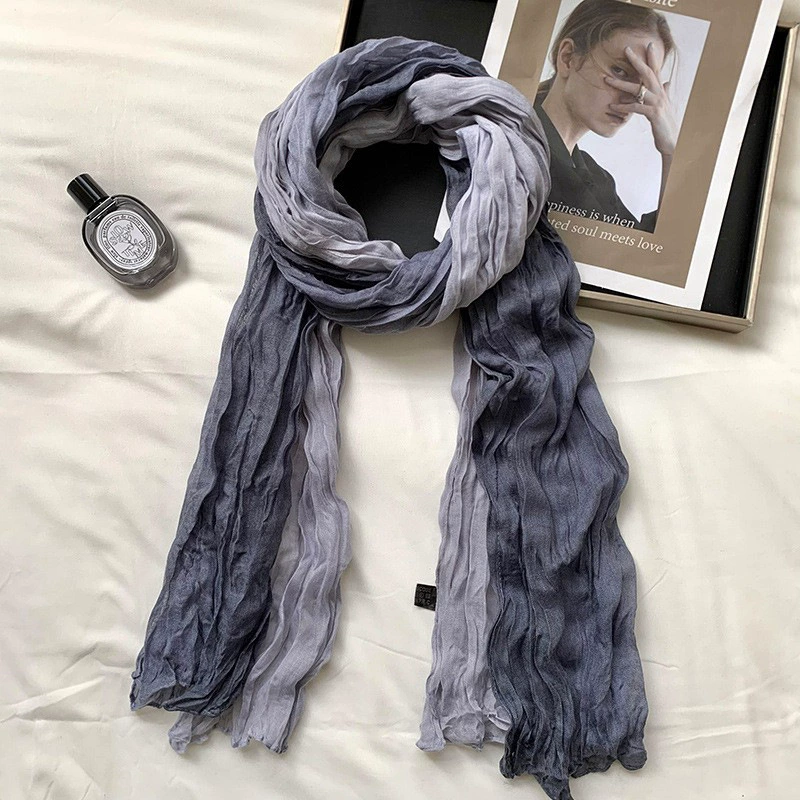 Solid Crinkle Scarf view 11