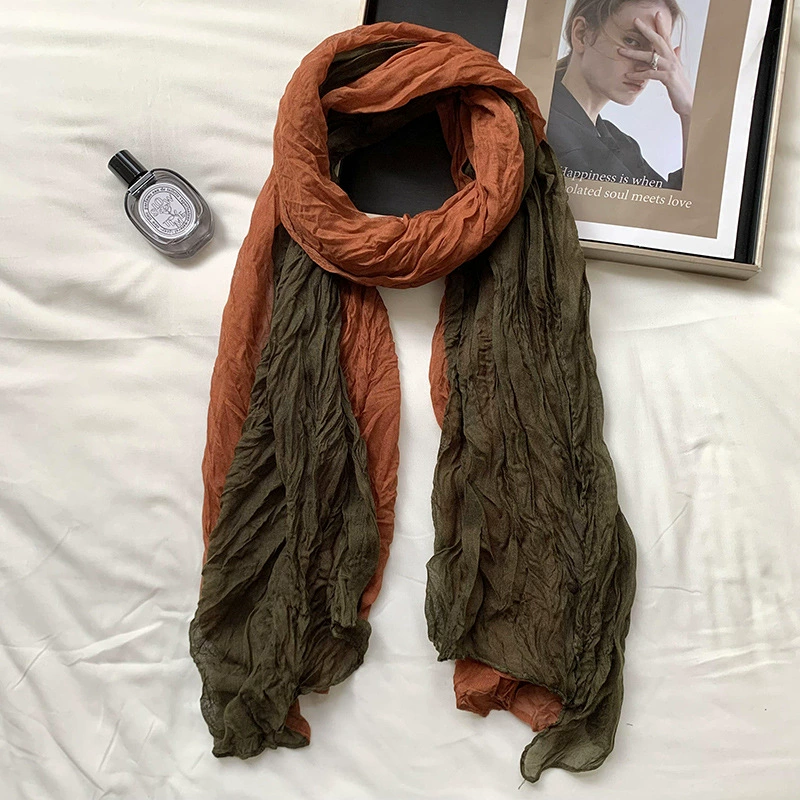Solid Crinkle Scarf view 12