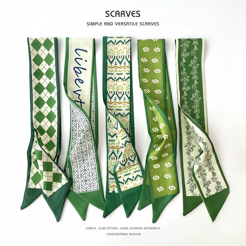 Narrow Long Scarf view 2