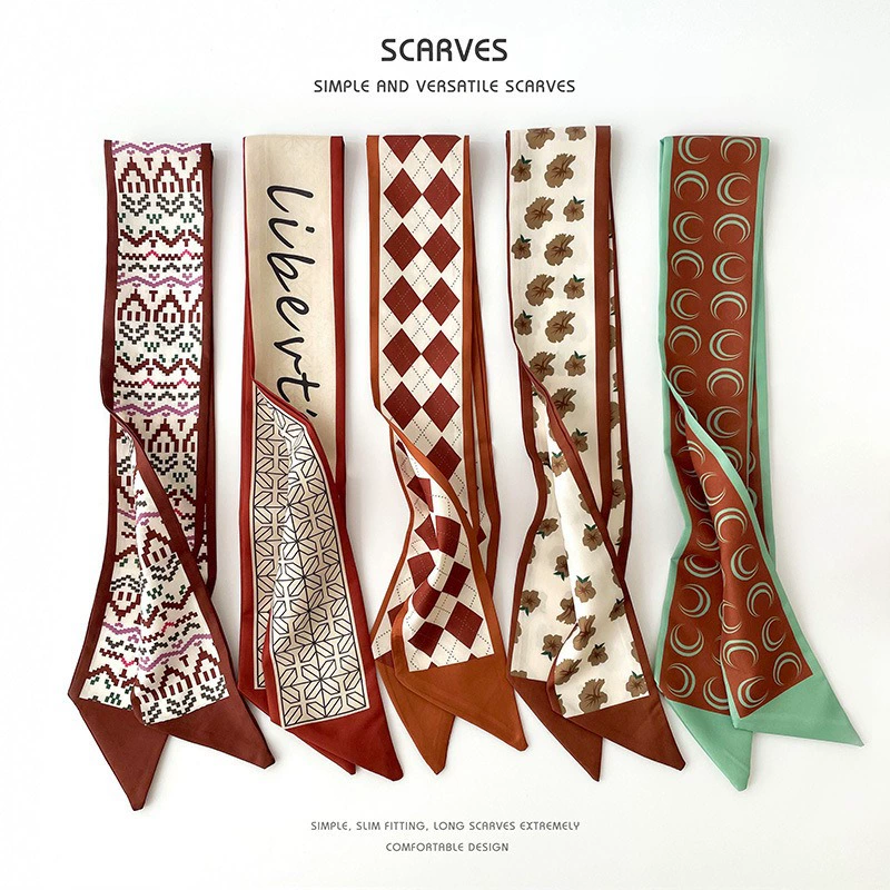 Narrow Long Scarf view 3