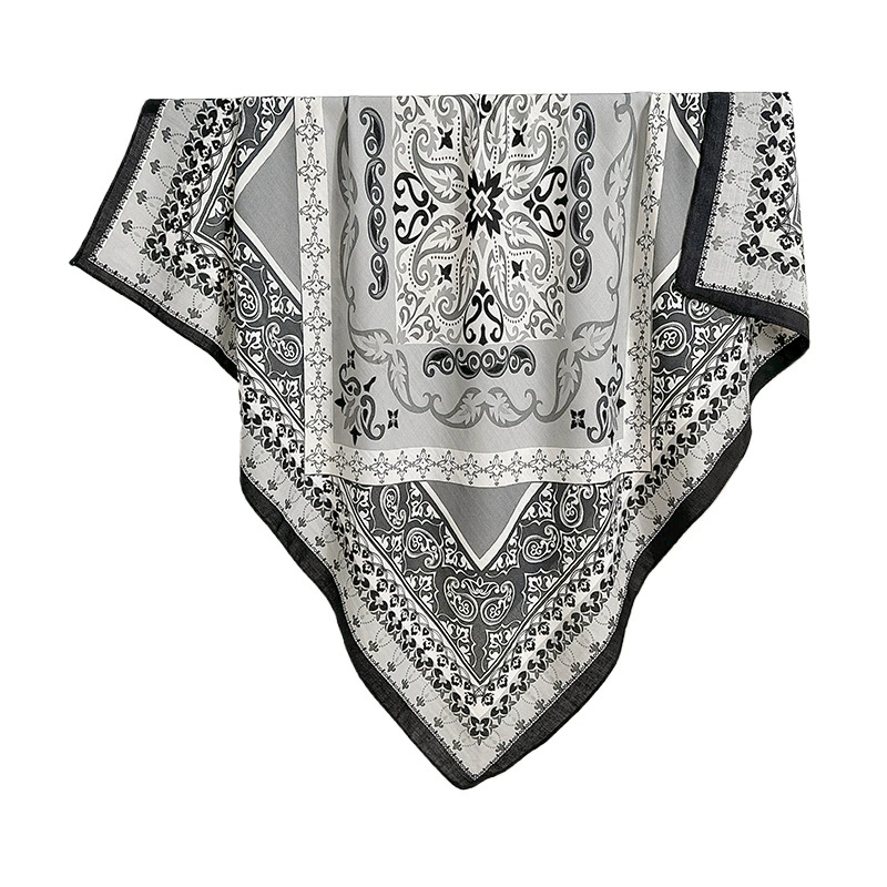 90cm Bohemian Print Square Scarf view 5