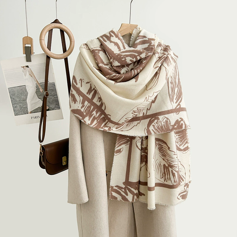 Faux Cashmere Printed Scarf view 7