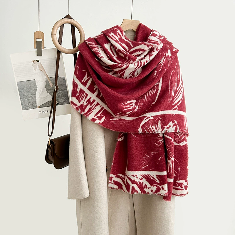 Faux Cashmere Printed Scarf view 8