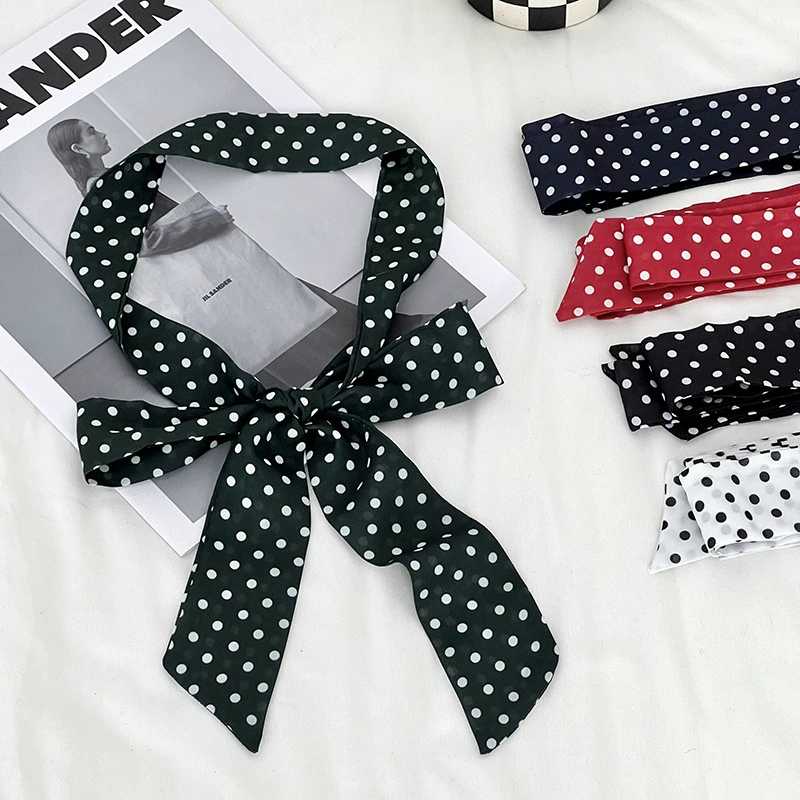 Polka Dot Long Scarf view 2