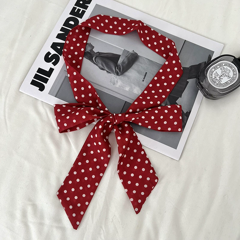 Polka Dot Long Scarf view 11