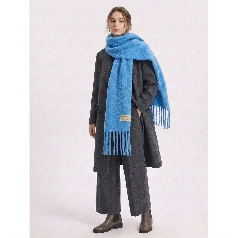 Wool Solid Scarf view 3