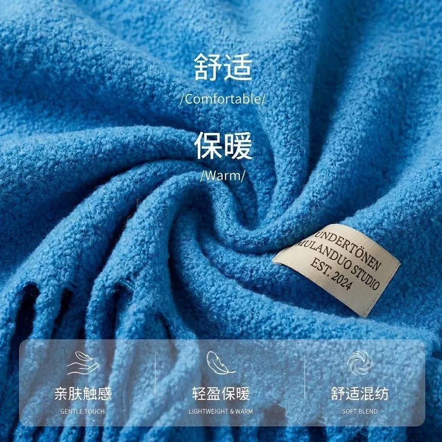 Wool Solid Scarf view 4