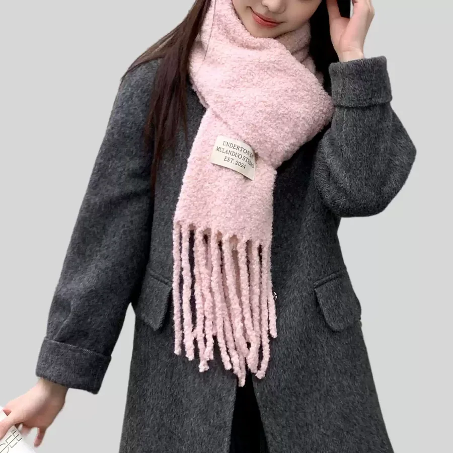 Wool Solid Scarf view 7