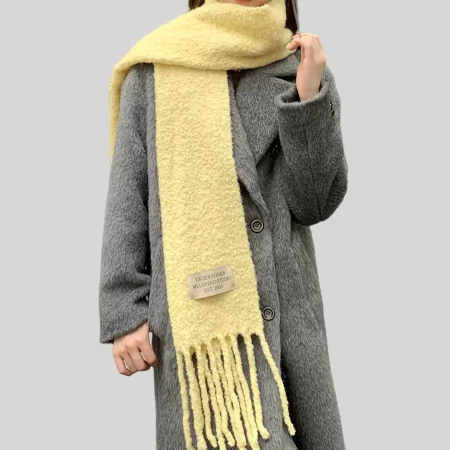 Wool Solid Scarf view 8