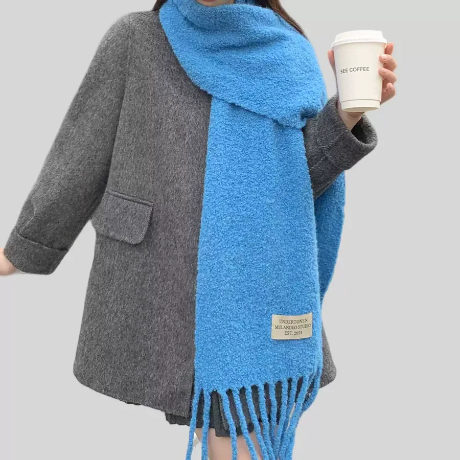 Wool Solid Scarf view 10