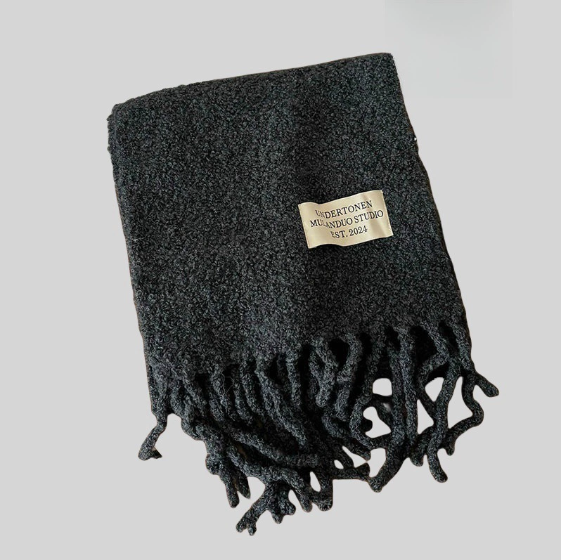 Wool Solid Scarf view 12