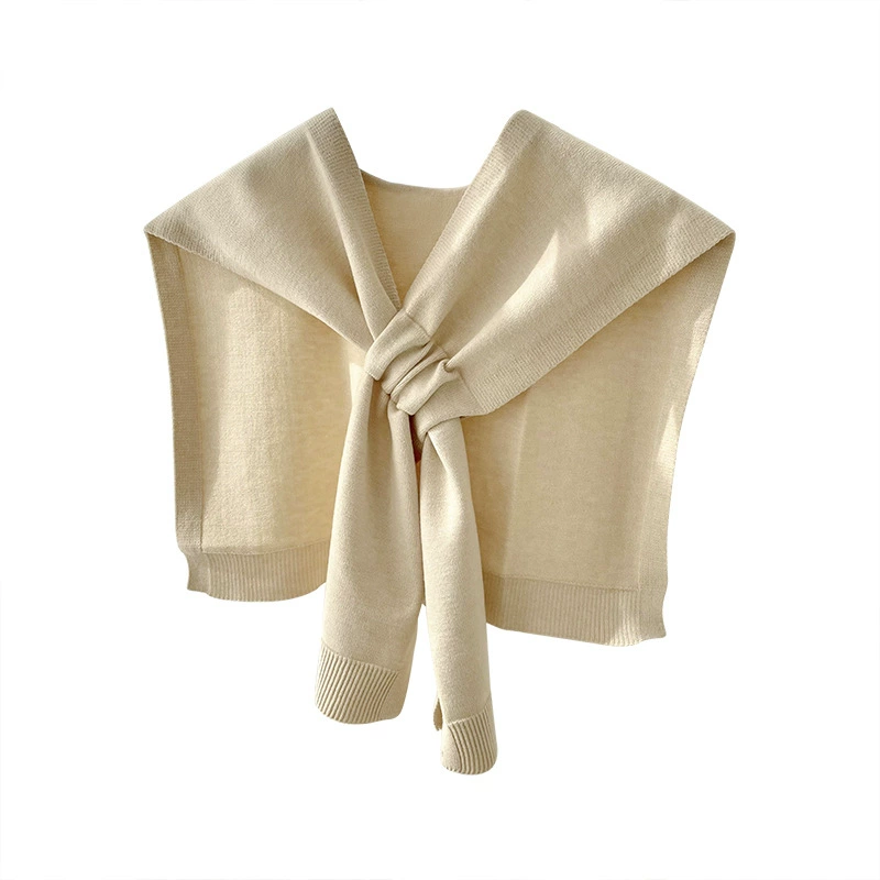 Knit Cross Shawl view 5
