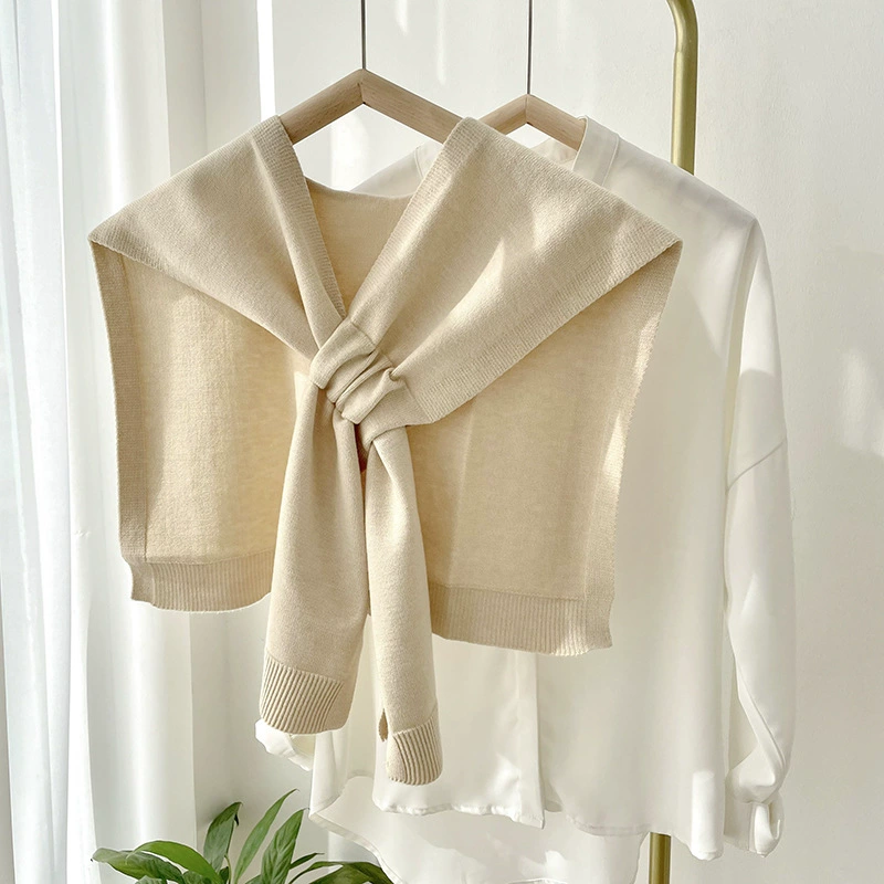 Knit Cross Shawl view 12