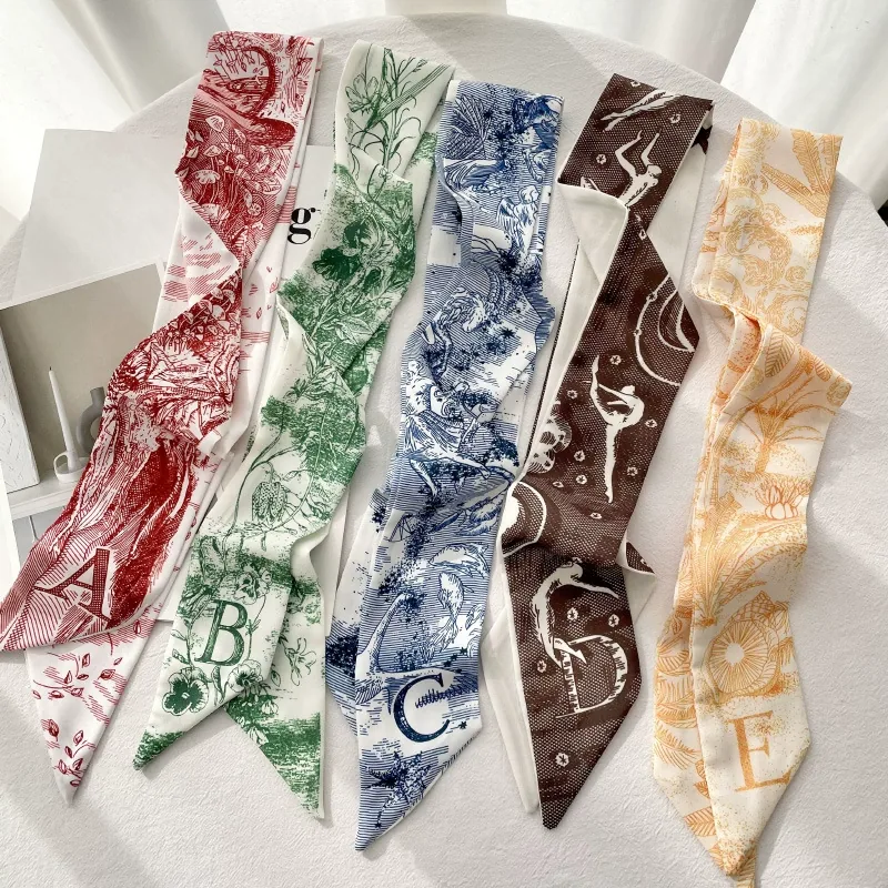 Alphabet Narrow Scarf view 2