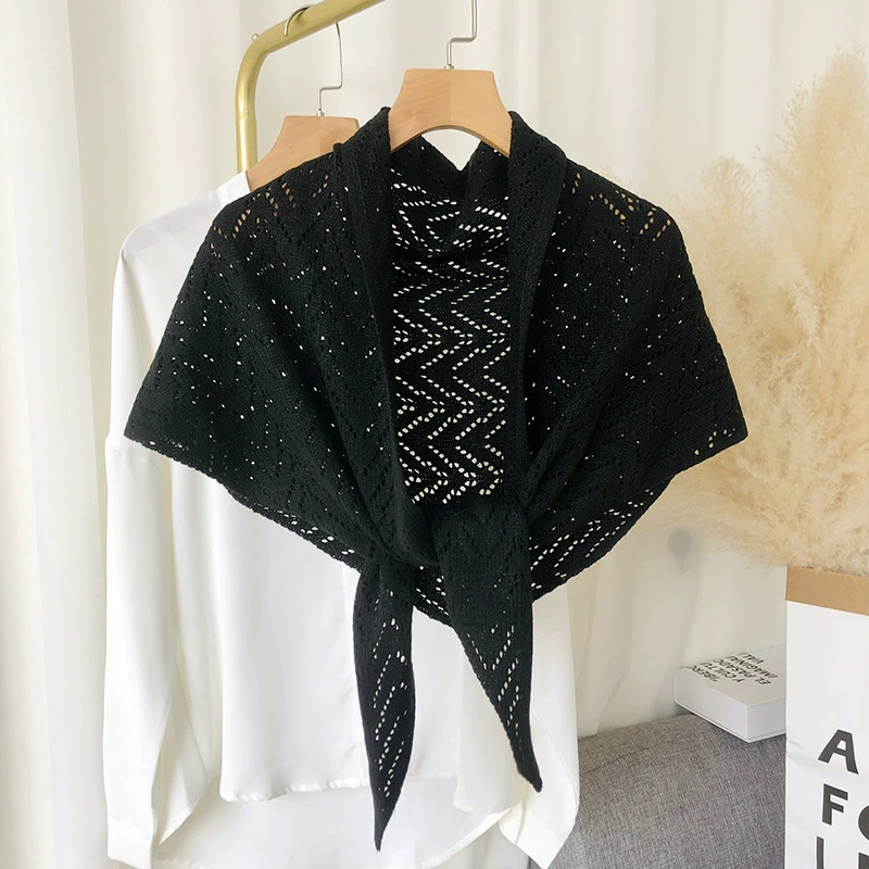 Striped Lace Shawl view 2