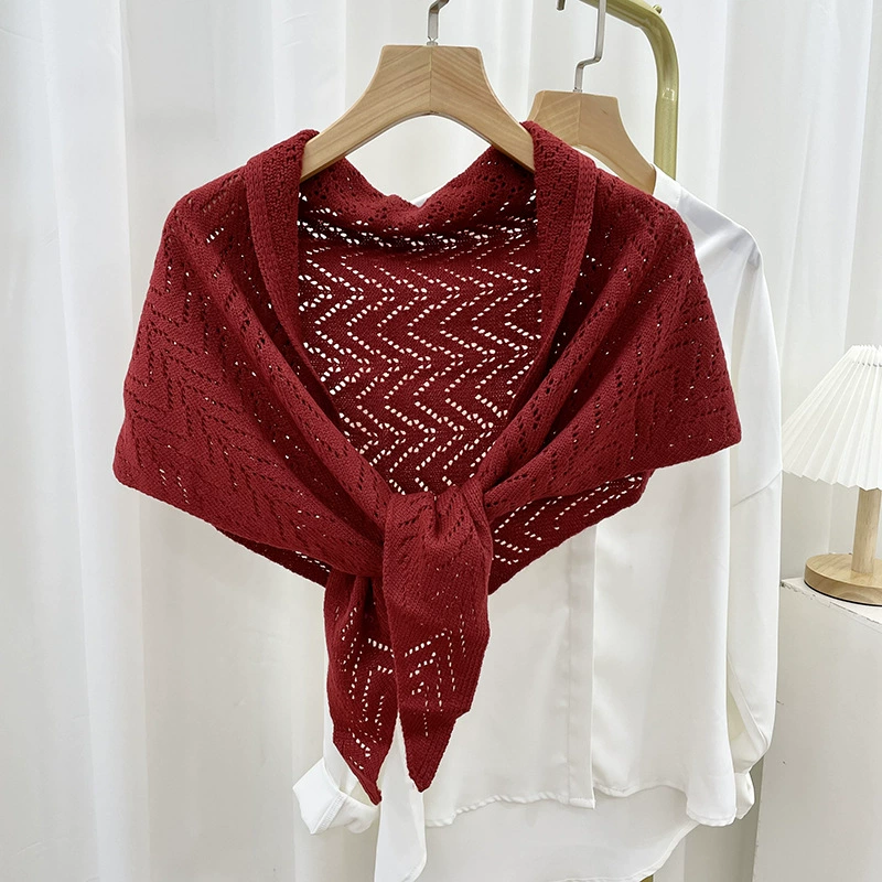 Striped Lace Shawl view 5