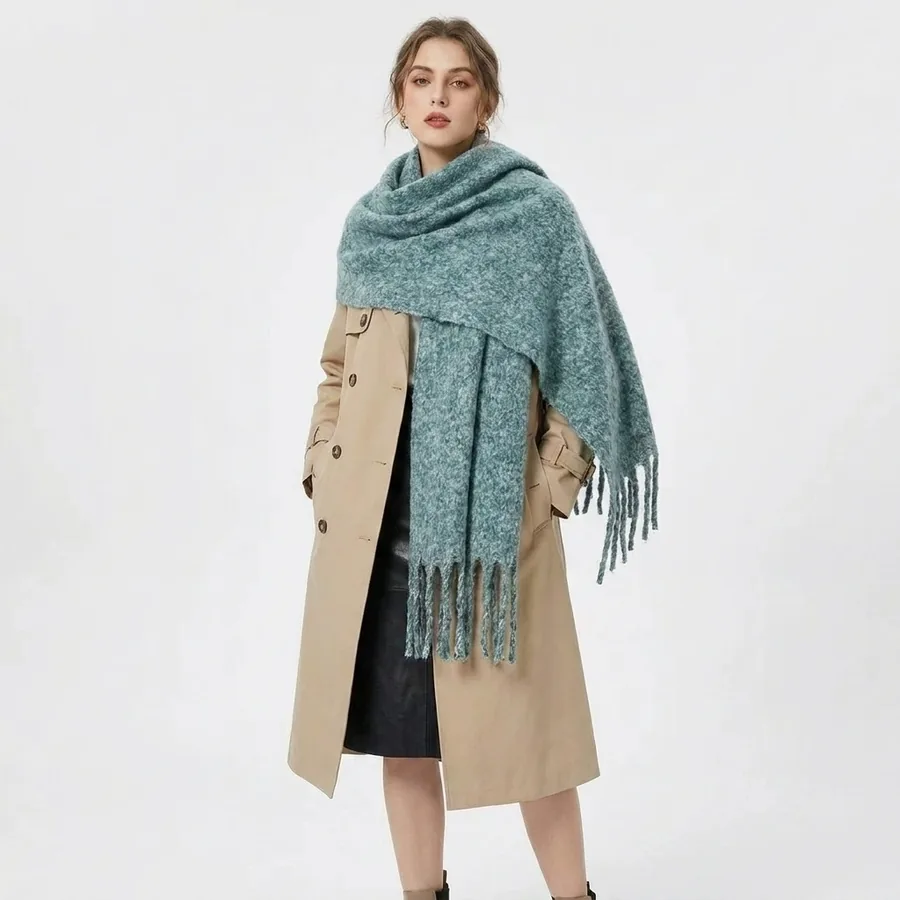 Polyester Chenille Fringe Scarf view 2