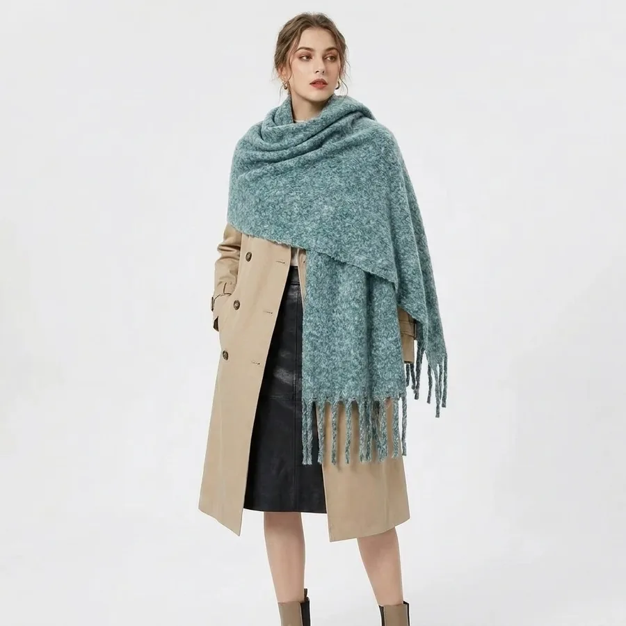 Polyester Chenille Fringe Scarf view 3