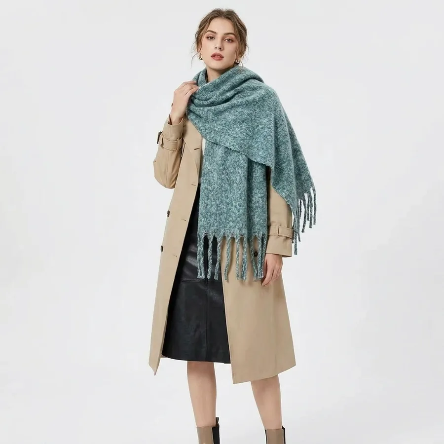 Polyester Chenille Fringe Scarf view 4