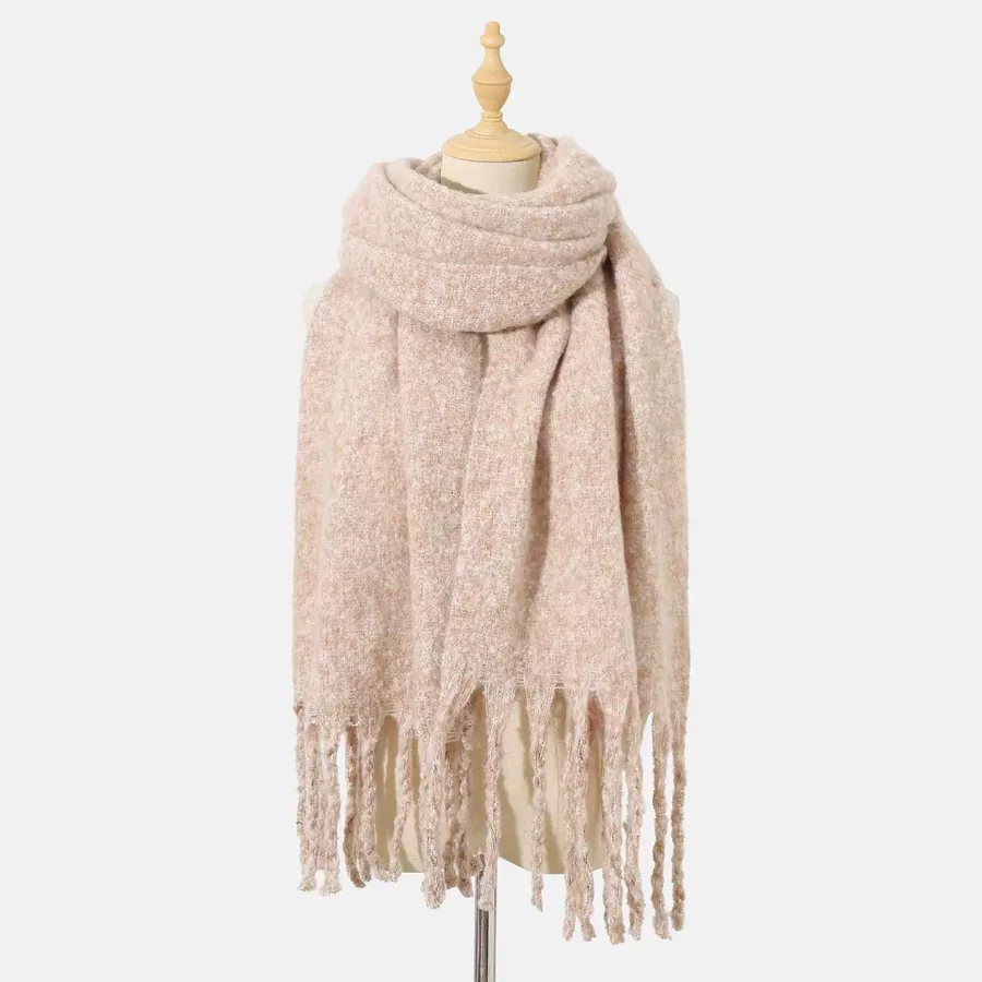 Polyester Chenille Fringe Scarf view 8