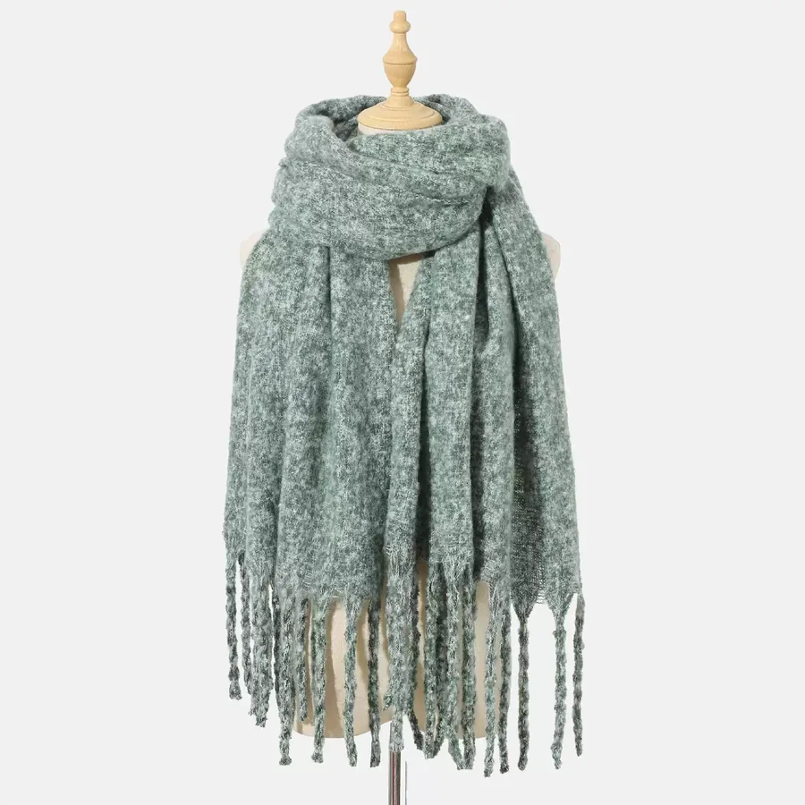 Polyester Chenille Fringe Scarf view 10