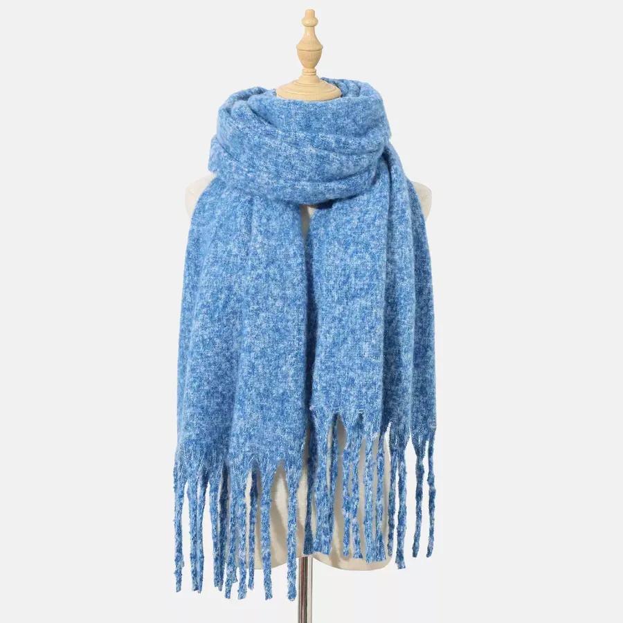 Polyester Chenille Fringe Scarf view 12