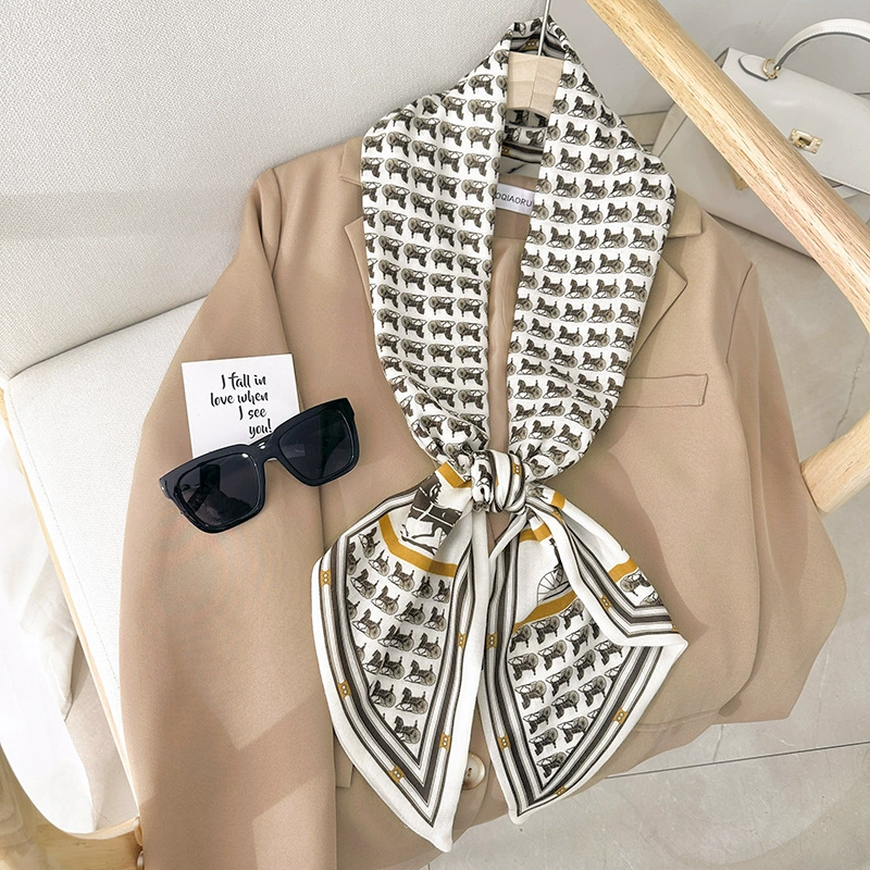 Polyester Herringbone Pointed Scarf view 2