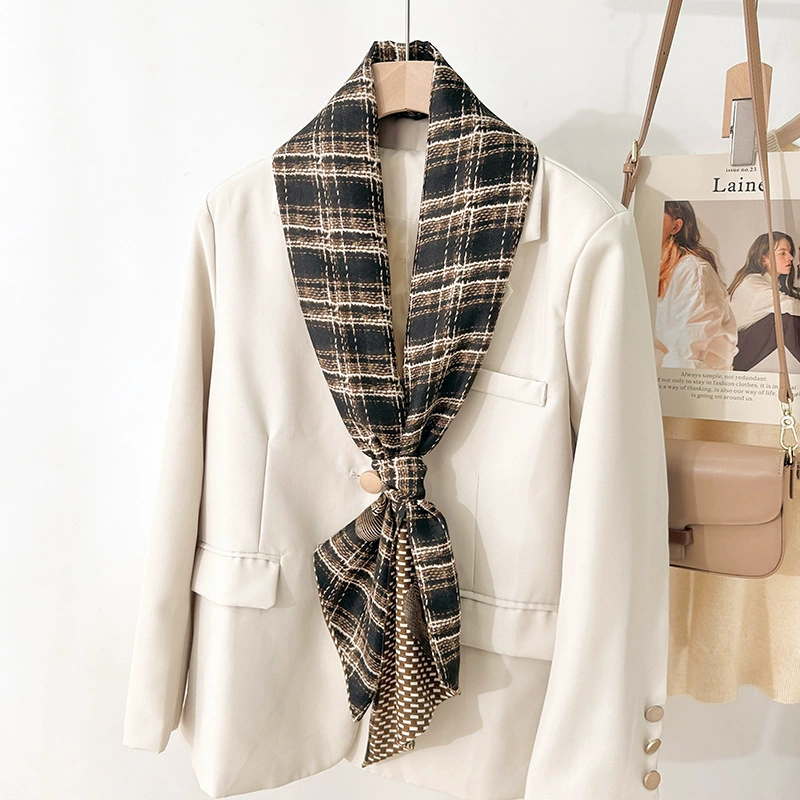 Polyester Herringbone Pointed Scarf view 4