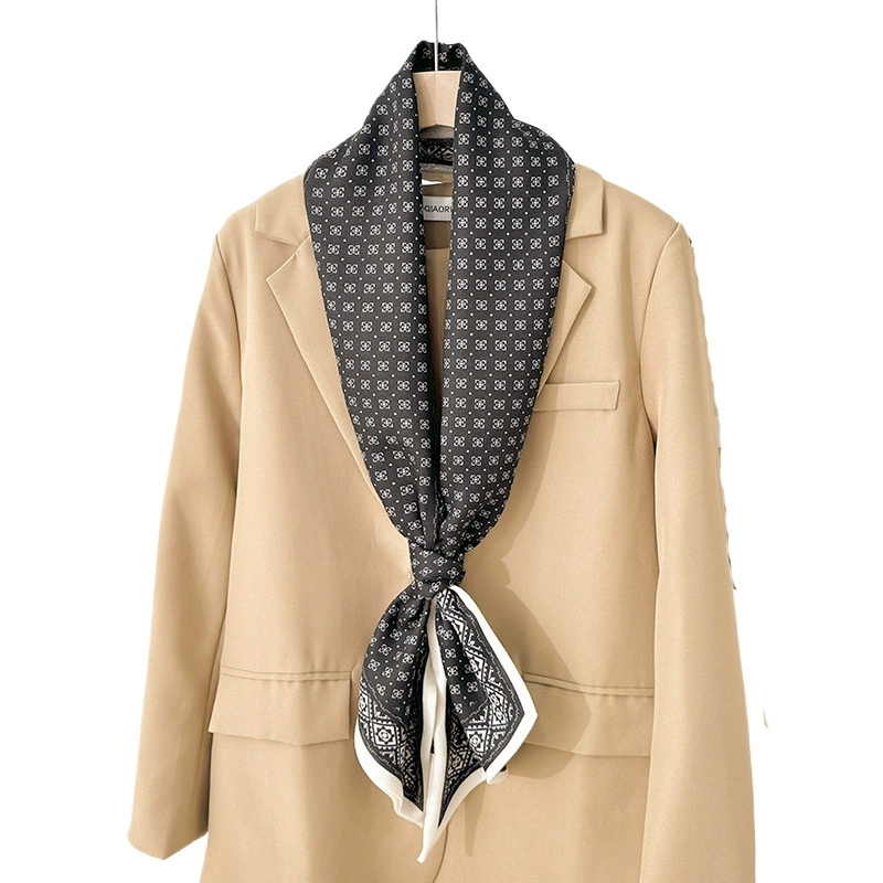 Polyester Herringbone Pointed Scarf view 5