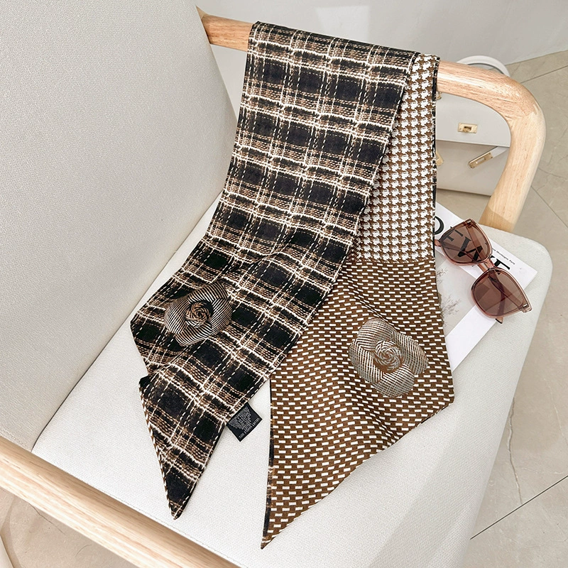 Polyester Herringbone Pointed Scarf view 11