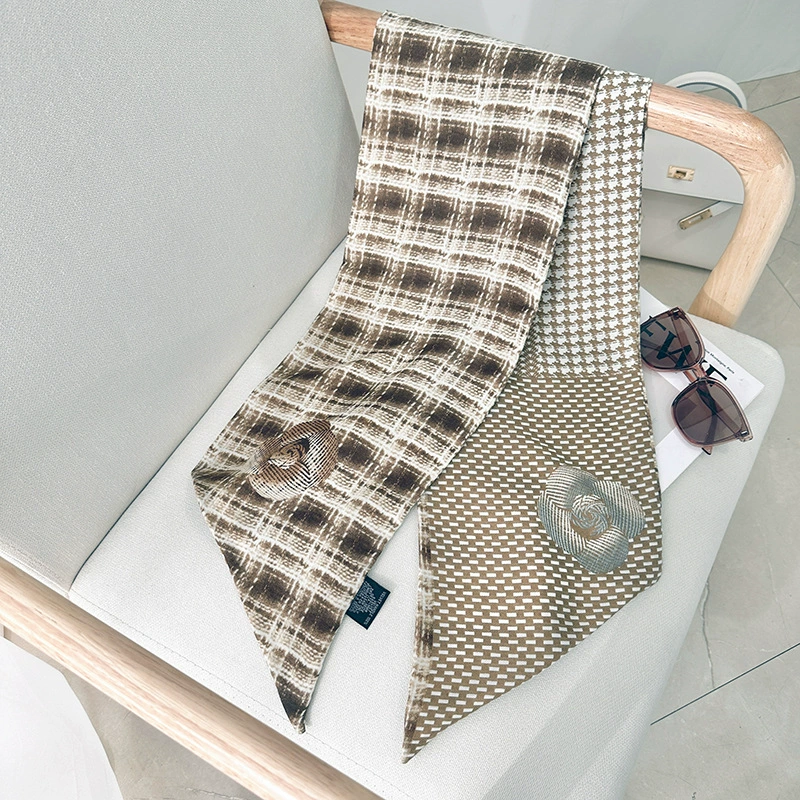 Polyester Herringbone Pointed Scarf view 12