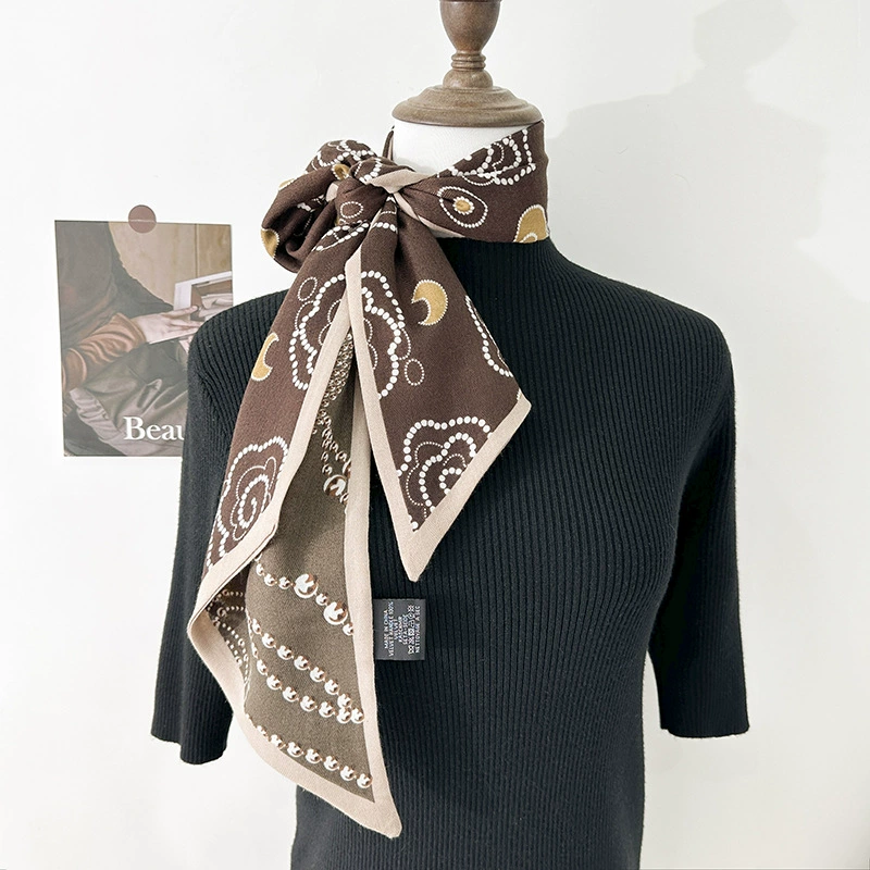 Polyester Two-Tone Pointed Scarf view 2