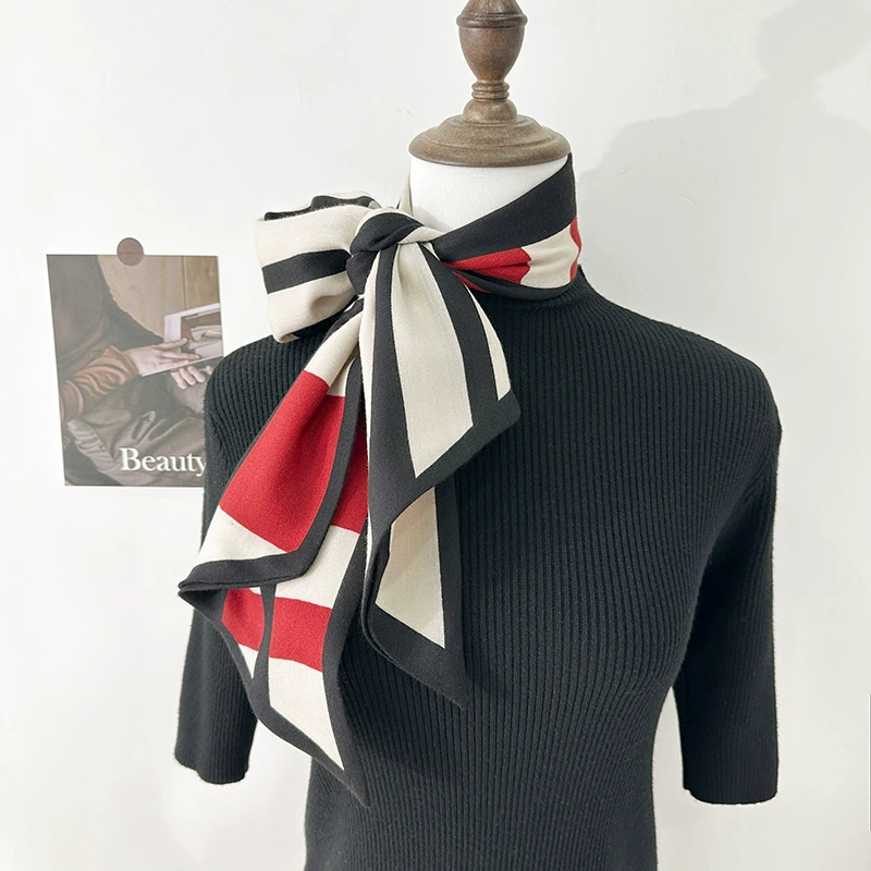 Polyester Two-Tone Pointed Scarf view 4