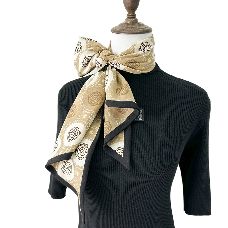 Polyester Two-Tone Pointed Scarf view 5